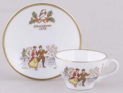 Miniature Cup and Saucer c1978